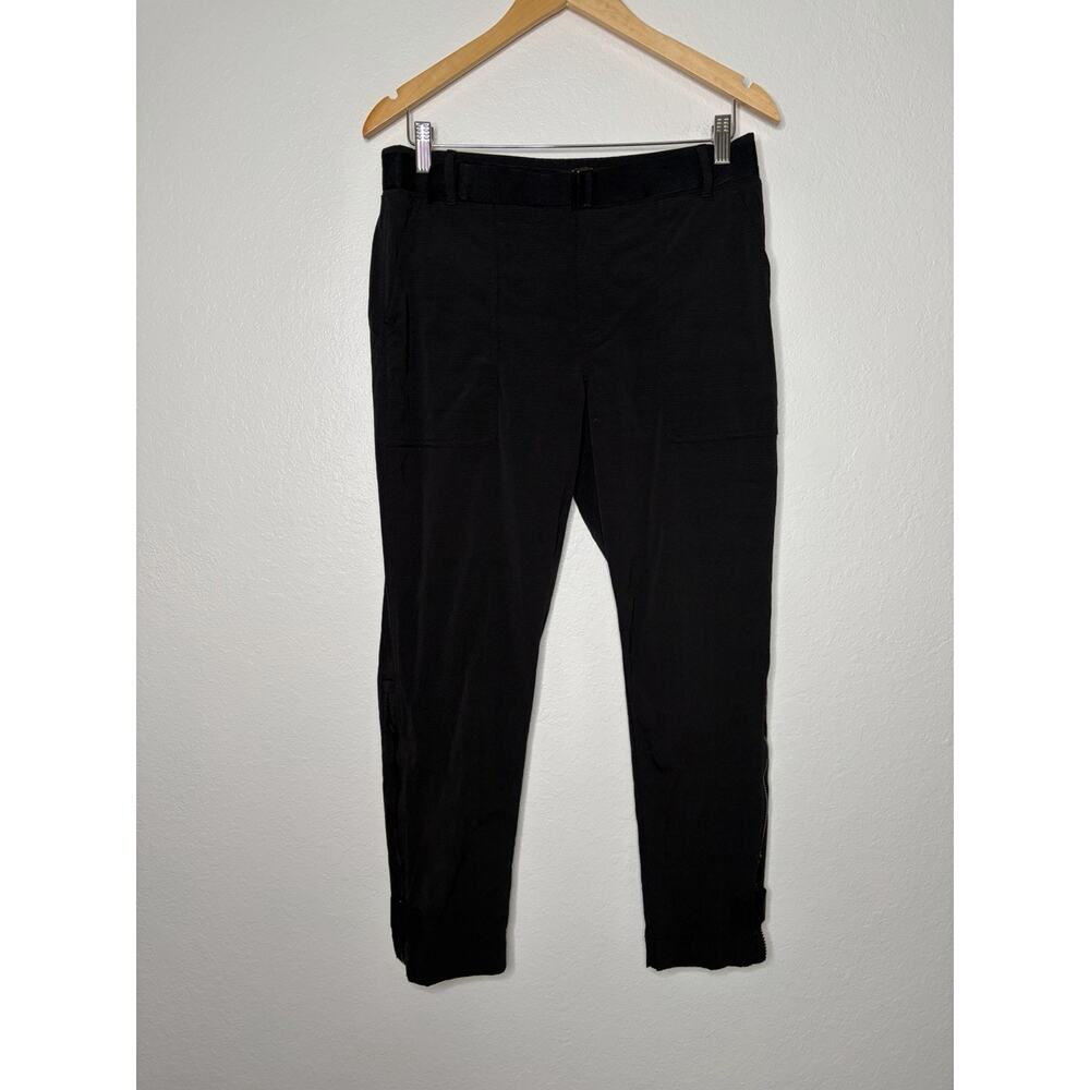 Athleta Trekkie Pant Black Size 10 Belted Athleisure